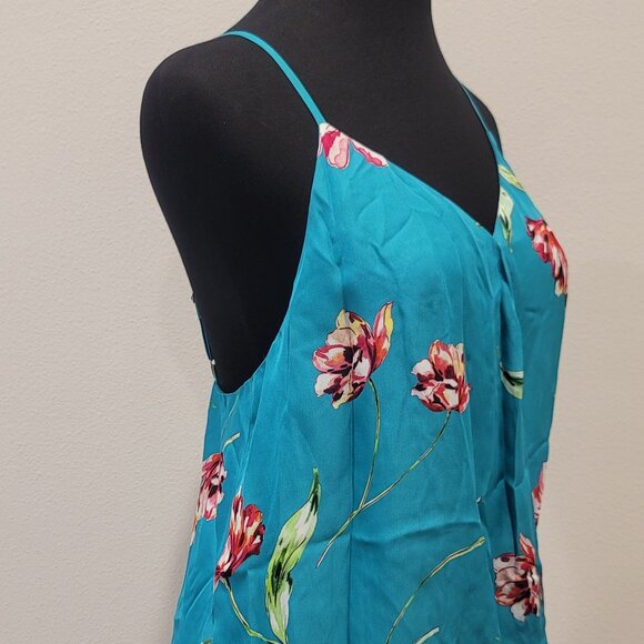 Parker Short Sleeve Floral Blouse Size S - Picture 2 of 5